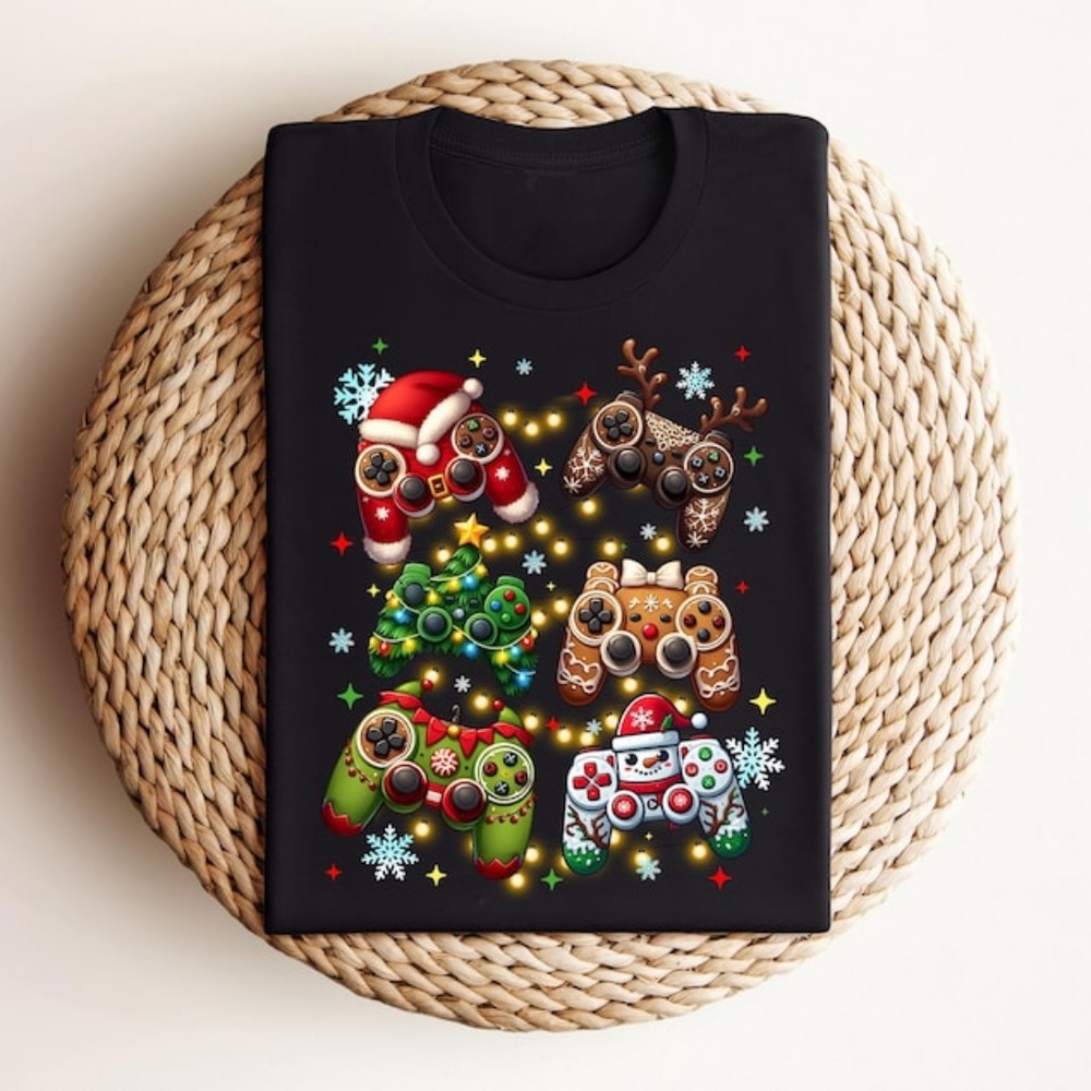 Kids video controller black shirt